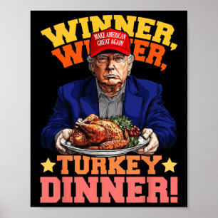 Humor-flodens flotta Vinnare Turkiet - middag än Poster