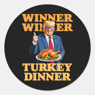Humor-flodens flotta Vinnare Turkiet - middag än Runt Klistermärke