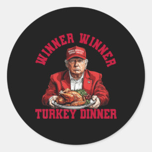 Humor-flodens flotta Vinnare Turkiet - middag än Runt Klistermärke