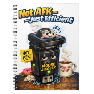 Humor för arbete hemifrån, jag är inte AFK! Anteckningsbok