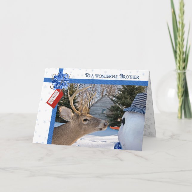 Humor för Brothers jul Helgkort (Framsida)