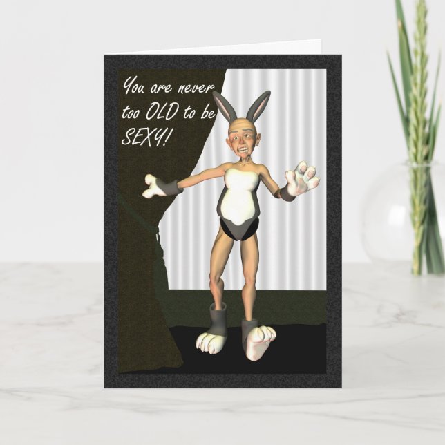 Humor för kort för grattis på (Framsida)