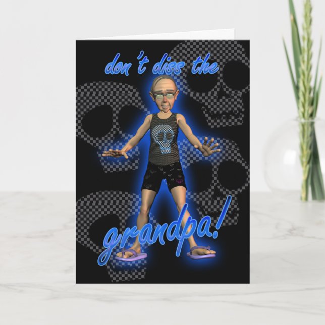 Humor för kort för grattis på (Framsida)