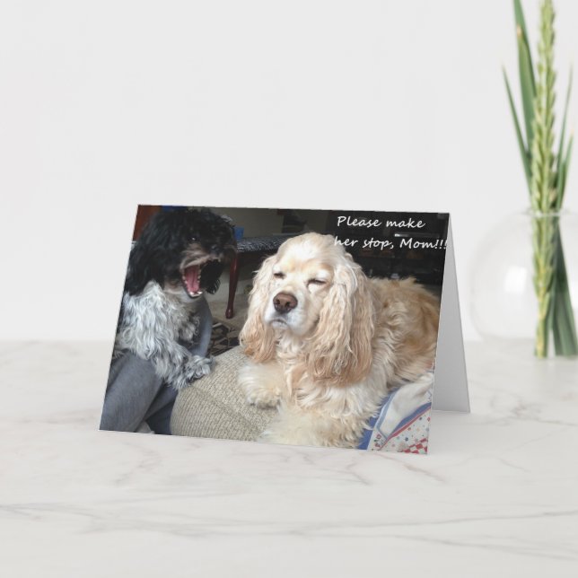 HUMOR FÖR ***MY MAMMA*** PÅ DIN BIRTHDAG KORT (Framsida)