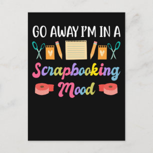 Humör för scrapbooking Roligt hantverkskonstälskar Vykort