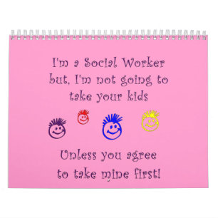Humor för socialt arbete kalender