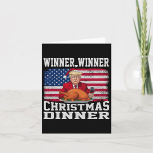 Humor Funny Trump Vinnare Vinnare Juldag M Kort