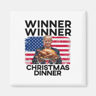 Humor Funny Trump Vinnare Vinnare Juldag M Magnet