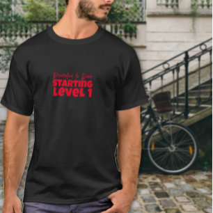 Humor Gift för första Pappor som inte vill ha någo T Shirt