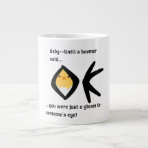 Humor 'Gleam in Öga' Roligt Kopp Mugg 20 oz Boomer