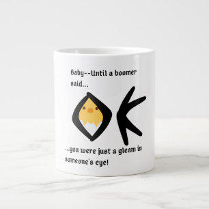 Humor 'Gleam in Öga' Roligt Kopp Mugg 20 oz Boomer Jumbo Mugg