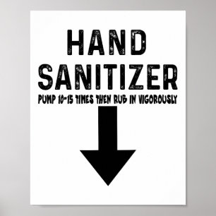 Humor Hand Sanitizer Poster