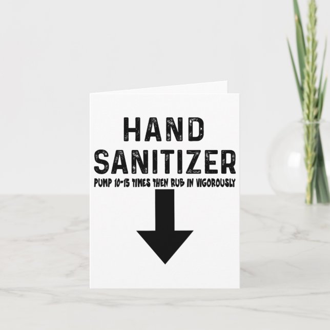 Humör Handdesinfektionsmedel  Kort (Framsida)