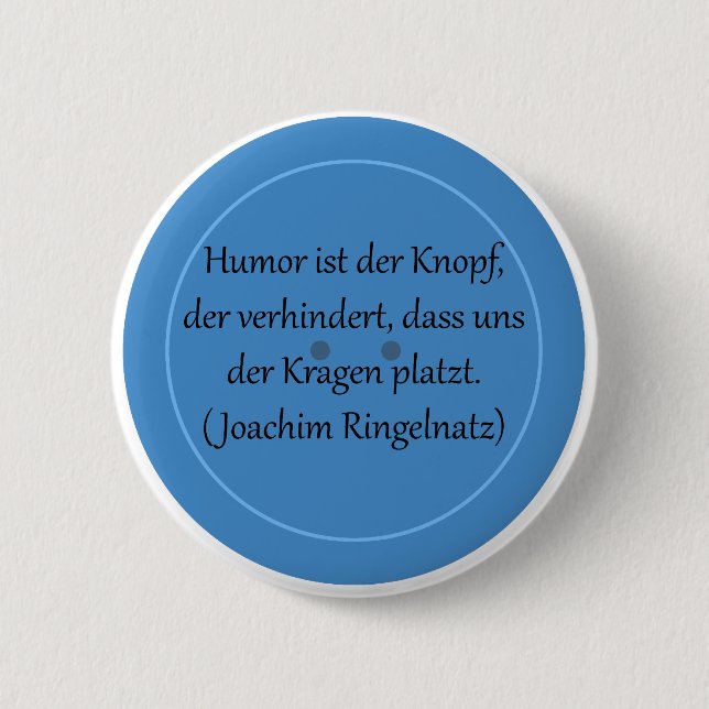 Humor ist der Knopf, der verhindert... Knapp (Framsida)