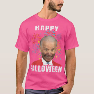 Humor Joe Biden Happy halloween blandade ihop det T Shirt