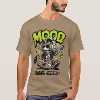 Humör Känns Bra - Anime Streetwear Gamer Vibe T Shirt