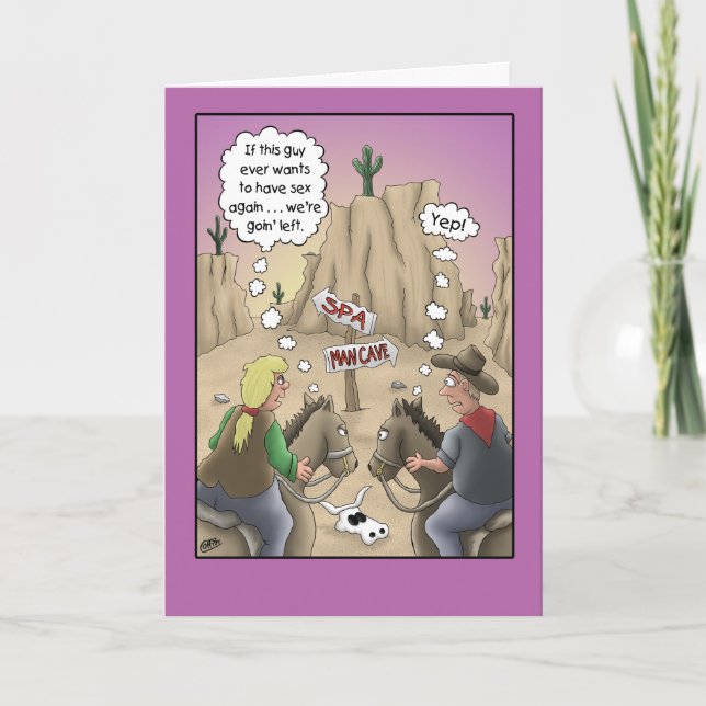 Humor-kort, årsjubileum kort (Framsida)