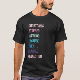 Humor Kort Girls slutade att växa T Shirt
