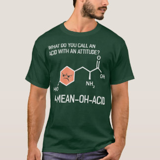 Humor Nerdy Chemistry T Shirt GiftsAmino Acid for