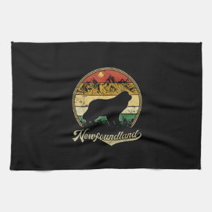 Humor Newfoundland Förekomst för hund älskare Kökshandduk