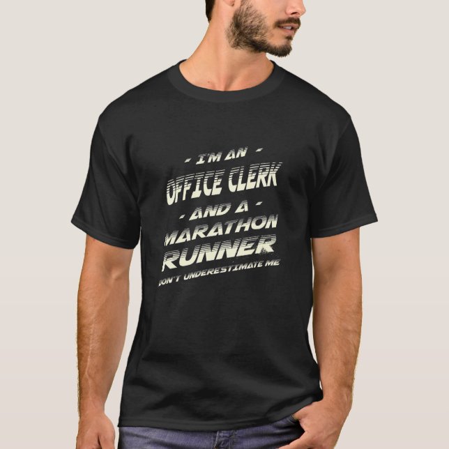 Humor Office Assistant Sports Hobby Work T Shirt (Framsida)