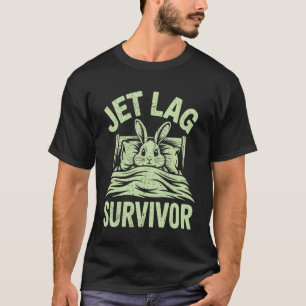 Humor om flygresor Jetlag överlevare T Shirt