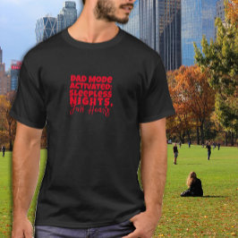 Humör Pappa Presenter Black Brev T Shirt