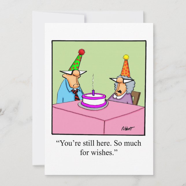 Humor-partiets födelsedagsinbjudan "Spectickles" Inbjudningar (Framsida)