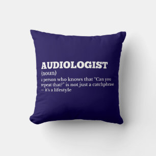 Humor Pillow för ljudlogist Kudde