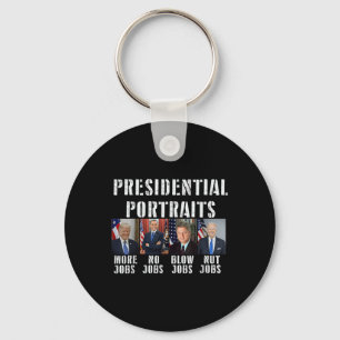 Humor president Porträtt Trump Obama Biden Cli Nyckelring