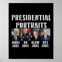 Humor president Porträtt Trump Obama Biden Cli