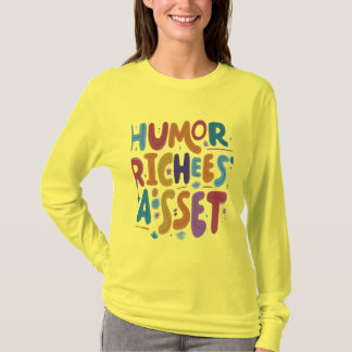Humor rikaste tillgång t shirt