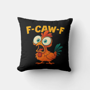 Humor Rolig Kråka F-Caw-F Gotisk Kudde