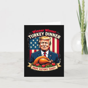 Humor Rolig Trump Vinnare Vinnare Turk middag Än Kort