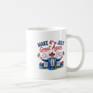 Humor Roligt Trump Gör 4:e Juli Stort Igen Män Kaffemugg