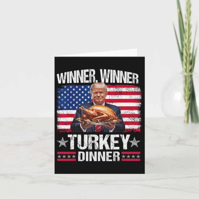 Humor Roligt Trump Vinnare  Kort (Framsida)
