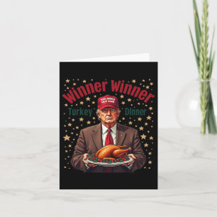 Humor Roligt Trump Vinnare Vinnare Turk middag Än Kort