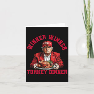 Humor Roligt Trump Vinnare Vinnare Turkdinner Mer Kort