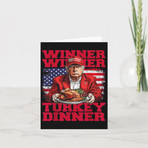 Humor Roligt Trump Vinnare Vinnare Turkdinner Mer Kort