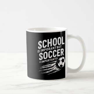 Humor Skola Är Viktigt Men Fotboll Är Viktigare Kaffemugg