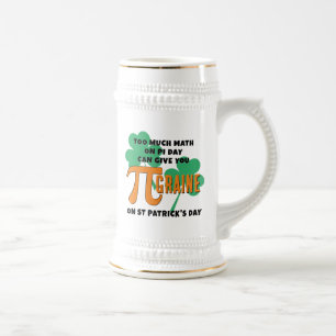 Humor St patrick's day Pi Day Math Monogram Sejdel