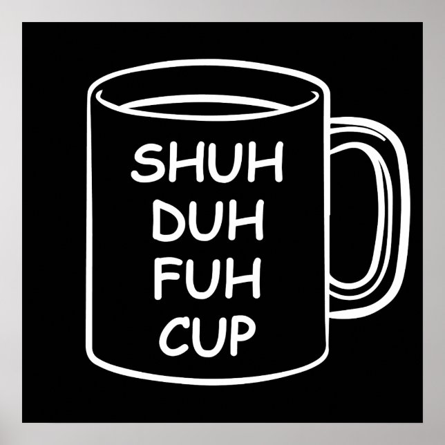 Humor - Sva Duh Fuh Kopp - Lustig Novelty Poster (Framsidan)