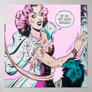 Humor Tecknad Bok Cover Poster