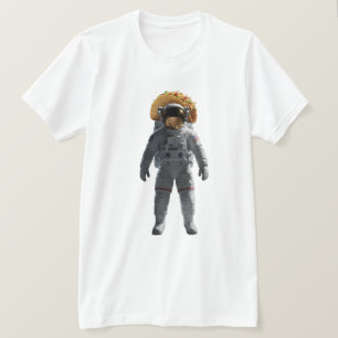 Humor Tee for Taco Älskare & Space Fläkt
