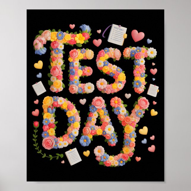 Humor test dag allt är bra stamhistoria poster (Framsidan)