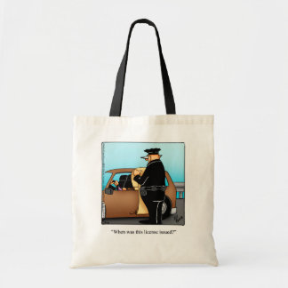 Humor Tote Bag - hög tid Tygkasse