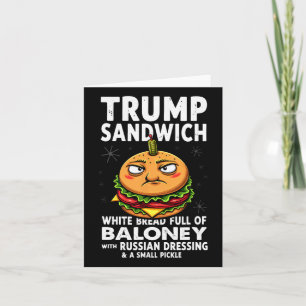 Humor Trump Sandwich Kort