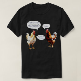 Humor Varför har Chicken Kor Road FUNNY T Shirt