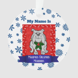 Humoral julprydnad för Hund