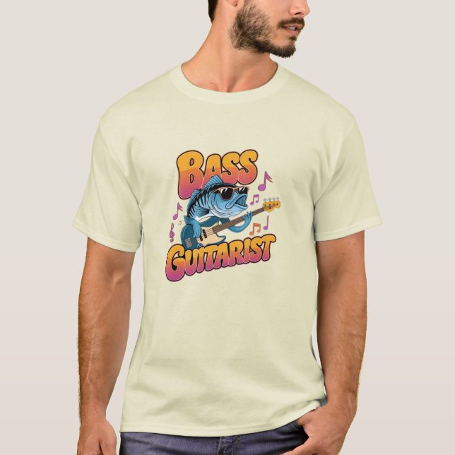Humoral konst: Bassdesign T Shirt (Framsida)